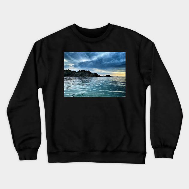 Stormy seascape Crewneck Sweatshirt by Pickle-Lily